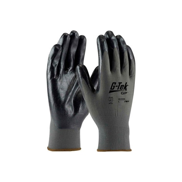 Pip PIP G-Tek GP Nitrile Coated Nylon Grip Gloves, Small, 12 Pairs 34-C232/S - main
